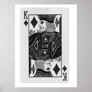 Poster Jouer aux cartes