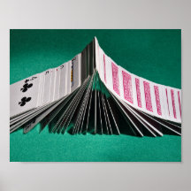 Poster : Jouer aux cartes Poker Domino