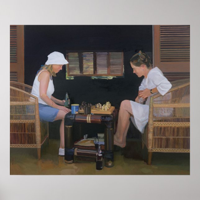 Poster Jouer aux échecs à Goldeneye (Devant)