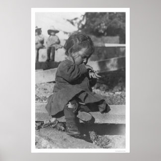 Poster Jouer bébé à Nome 1906