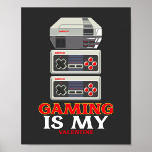 Poster Jouer, C'Est Mon Valentin