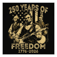 Jouer de la guitare 4 juillet 250e anniversaire
