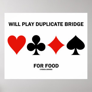 Poster Jouera Le Pont Dupliqué Pour La Nourriture (Costum