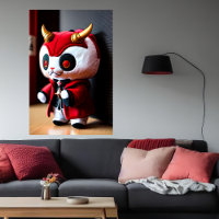 Jouet à peluche du seigneur démon | Art AI