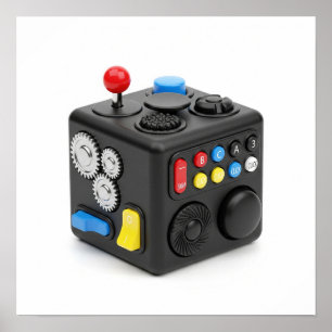 Poster Jouet de contrainte Fidget Cube