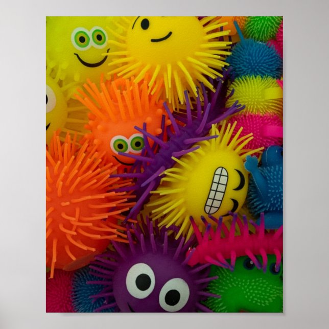Poster Jouet Fidget Squishy Ball (Devant)