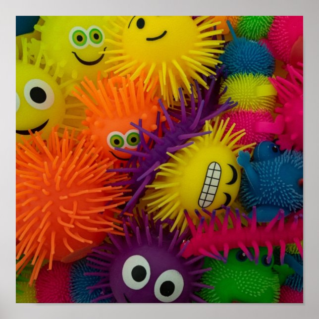 Poster Jouet Fidget Squishy Ball (Devant)