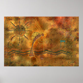 Poster Joueur à la lueur