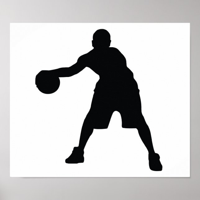 Poster Joueur de basket (Devant)