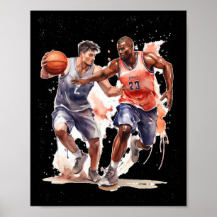 Poster Joueur De Basket