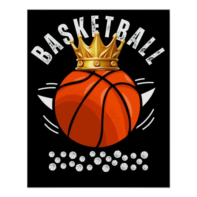 Poster Joueur de basket-ball Basketball Sports (Devant)