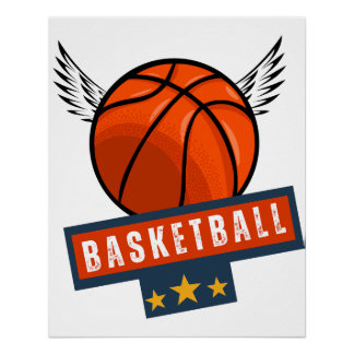 Poster Joueur de basket-ball Basketball Sports