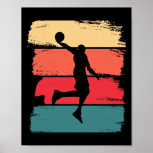 Poster Joueur de basket-ball Jouer de basketball