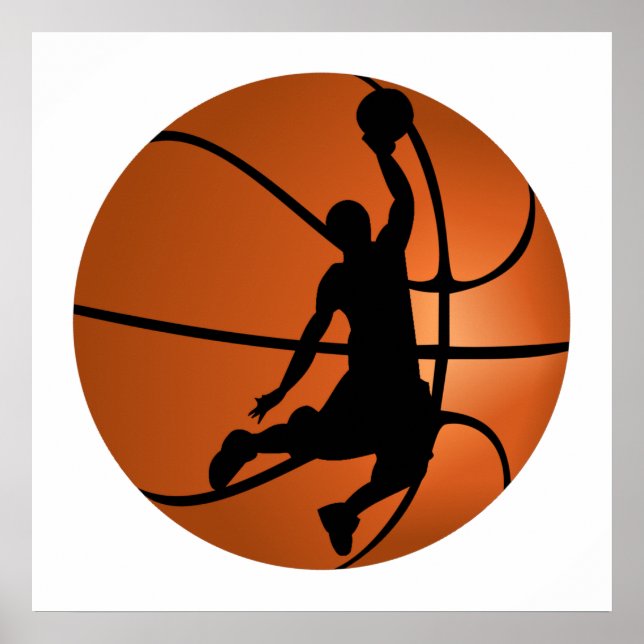 Poster Joueur de basket-ball Slam Dunk (Devant)