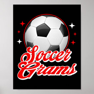 Poster Joueur de foot Grams Sport Soccer