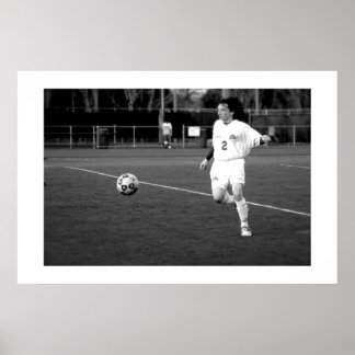 Poster Joueur de football