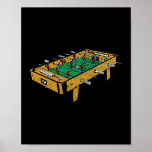 Poster Joueur de football de table cadeaux