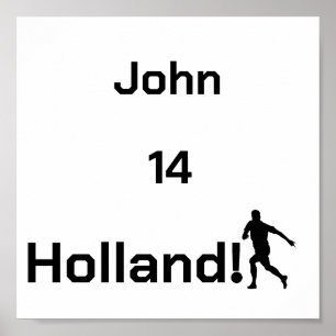 Poster Joueur de football personnalisé en hommage à la Ho