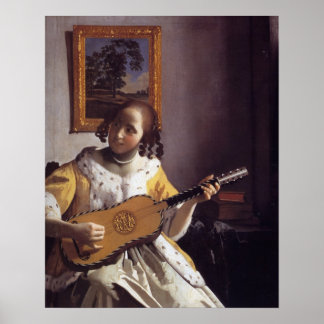 Poster Joueur de guitare