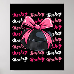 Poster Joueur de hockey Enfants Garçons Hommes Hockey sur