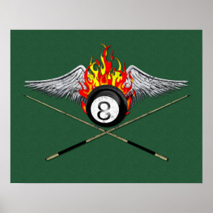 Poster Joueur de piscine