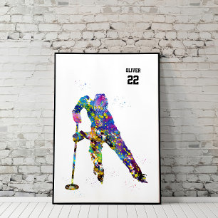 Poster Joueur de ringette