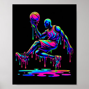 Poster Joueur de Sketll qui saute Crème Glacée Liquide qu