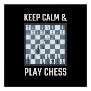 Poster Joueur d'échecs