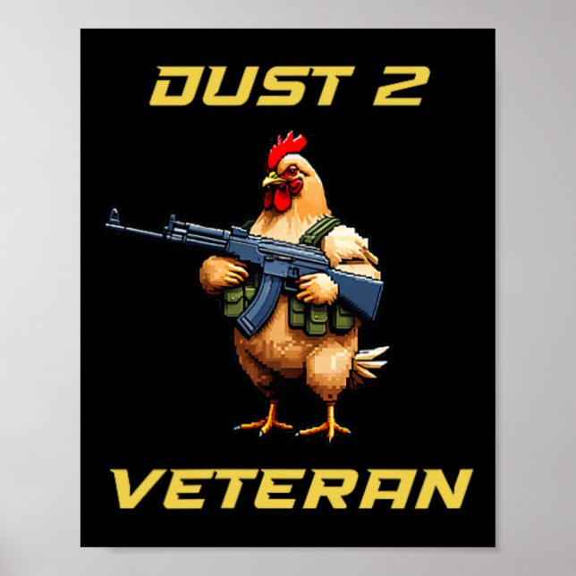 Poster Joueur Fps Drôle Cs Jeu De Tir à La Première Perso (Devant)