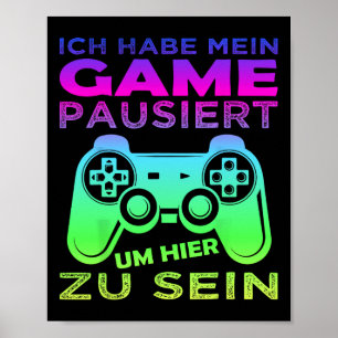 Poster Joueur Joueur Joueur Jeux Console Pc - J'ai Mon