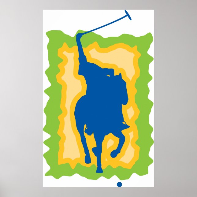 Poster Joueur Polo (Devant)