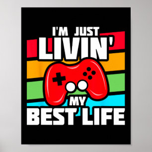 Poster Joueur Vidéo - Jeu En Ligne De Console Pc - Amusan