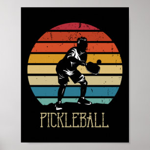 Poster Joueur vintage Retro