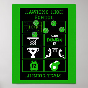 Poster Joueurs De Basket Junior