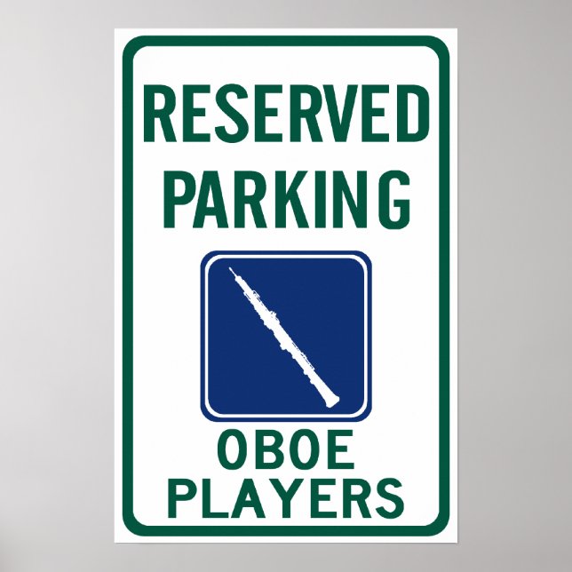 Poster Joueurs Oboe Stationnement (Devant)