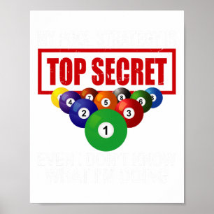 Poster Joueuse Billard Billard Hommes Jeu Jouer Sn