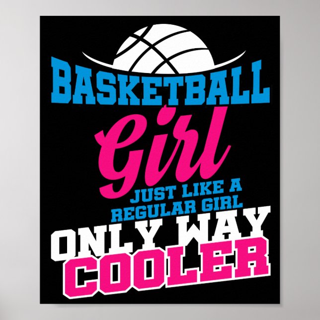 Poster Joueuse de basket-ball Femmes Entraîneur Femme Drô (Devant)