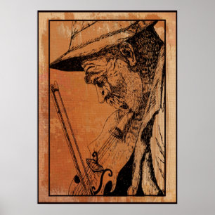 Poster jouez-moi du violon un air