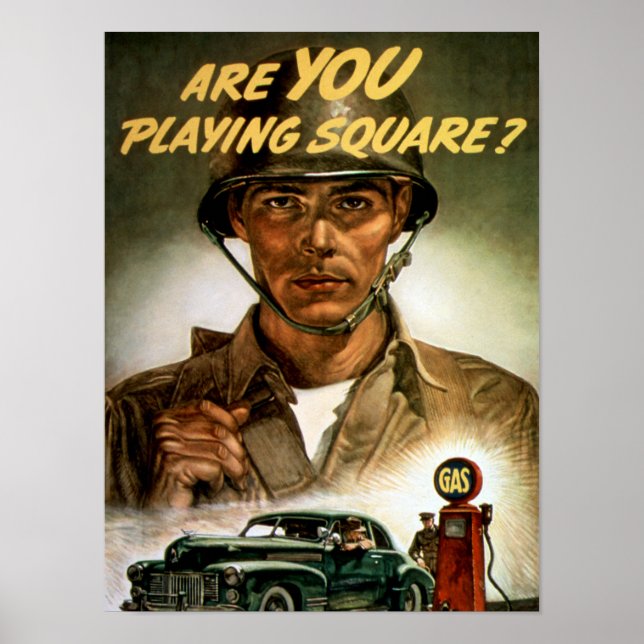 Poster Jouez-Vous Carré ? (Devant)