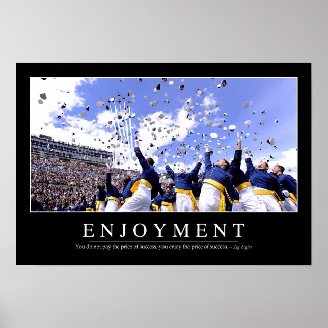 Poster Jouissance : Citation Inspirationnelle (Devant)