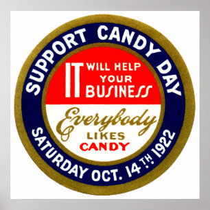 Poster Jour 1922 de sucrerie