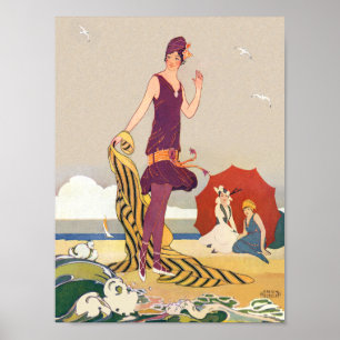 Poster Jour à la plage 1915
