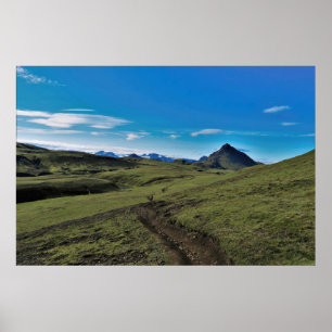 Poster Jour clair sur le Laugavegur