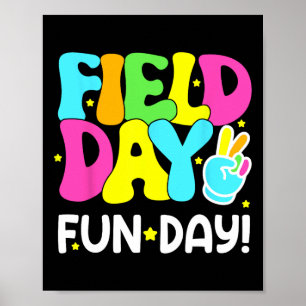 Poster Jour De Fun Jour Enfants Jour Dernier Jour De L'Éc