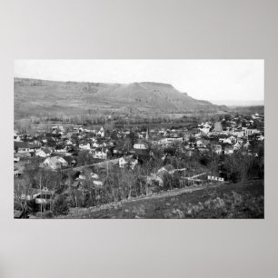 Poster Jour de John, photographie de vue de ville de