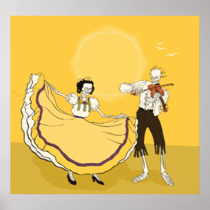 Poster Jour de la célébration morte