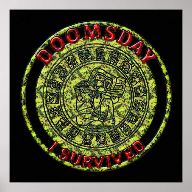 Poster Jour de la fin - J'ai survécu | Prophétie maya (Devant)
