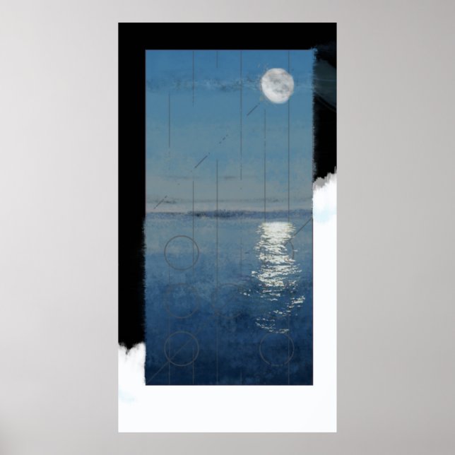 Poster Jour de la Genèse 2 : Waters 2014 peinture numériq (Devant)