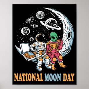 Poster Jour de la Lune Nationale Essentiel