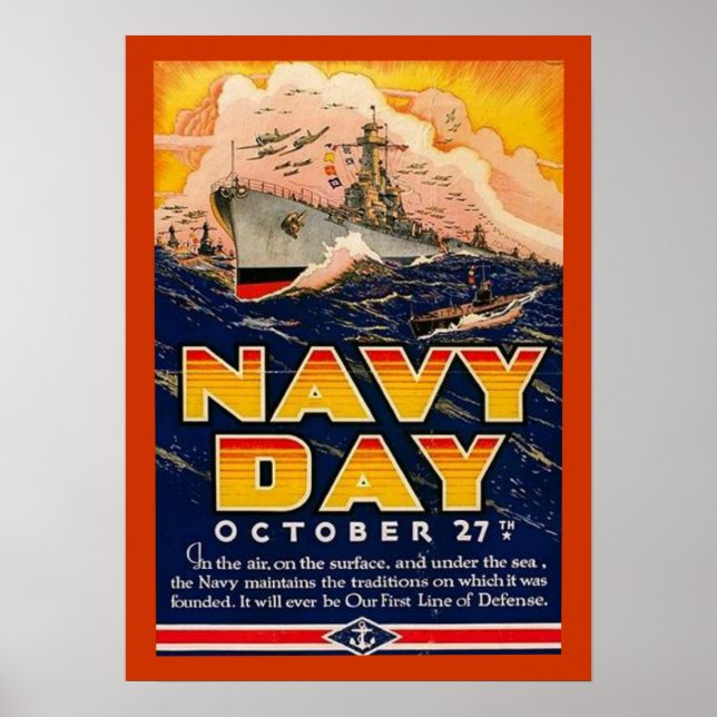 Poster Jour de la Marine (Devant)
